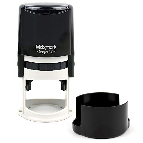 Custom Monogram Address Stamp - Personalized Circular Design - (MOAD023-SI)