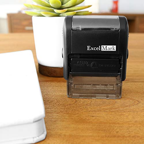Custom Self Inking Rubber Stamp - 3 Lines (42A1539)