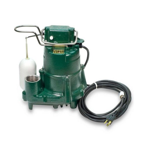 Zoeller 98-0001 115-Volt 1/2 Horse Power Model M98 Flow-Mate Automatic Cast Iron Single Phase Submersible Sump/Effluent Pump ...