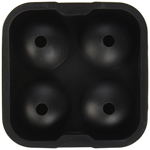 Home-Complete Ice Ball Maker Mold - 4 Whiskey Ice Balls -Premium Round Spheres Tray