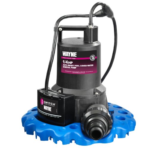 WAYNE 57729-WYNP WAPC250 1/4 HP Automatic ON/OFF Water Removal Pool Cover Pump