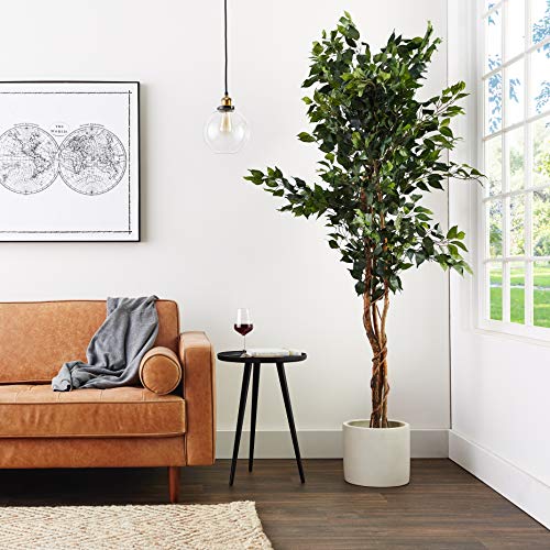 Nearly Natural 5209 Ficus Silk Tree, 6-Feet, Green