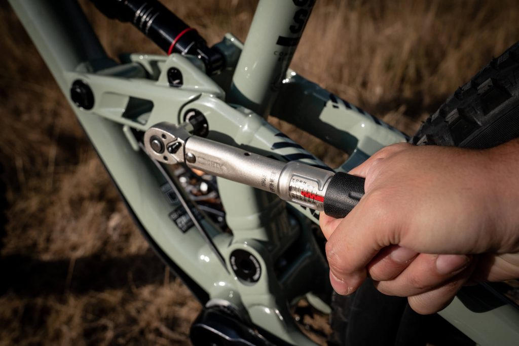 Checking the bike's torque