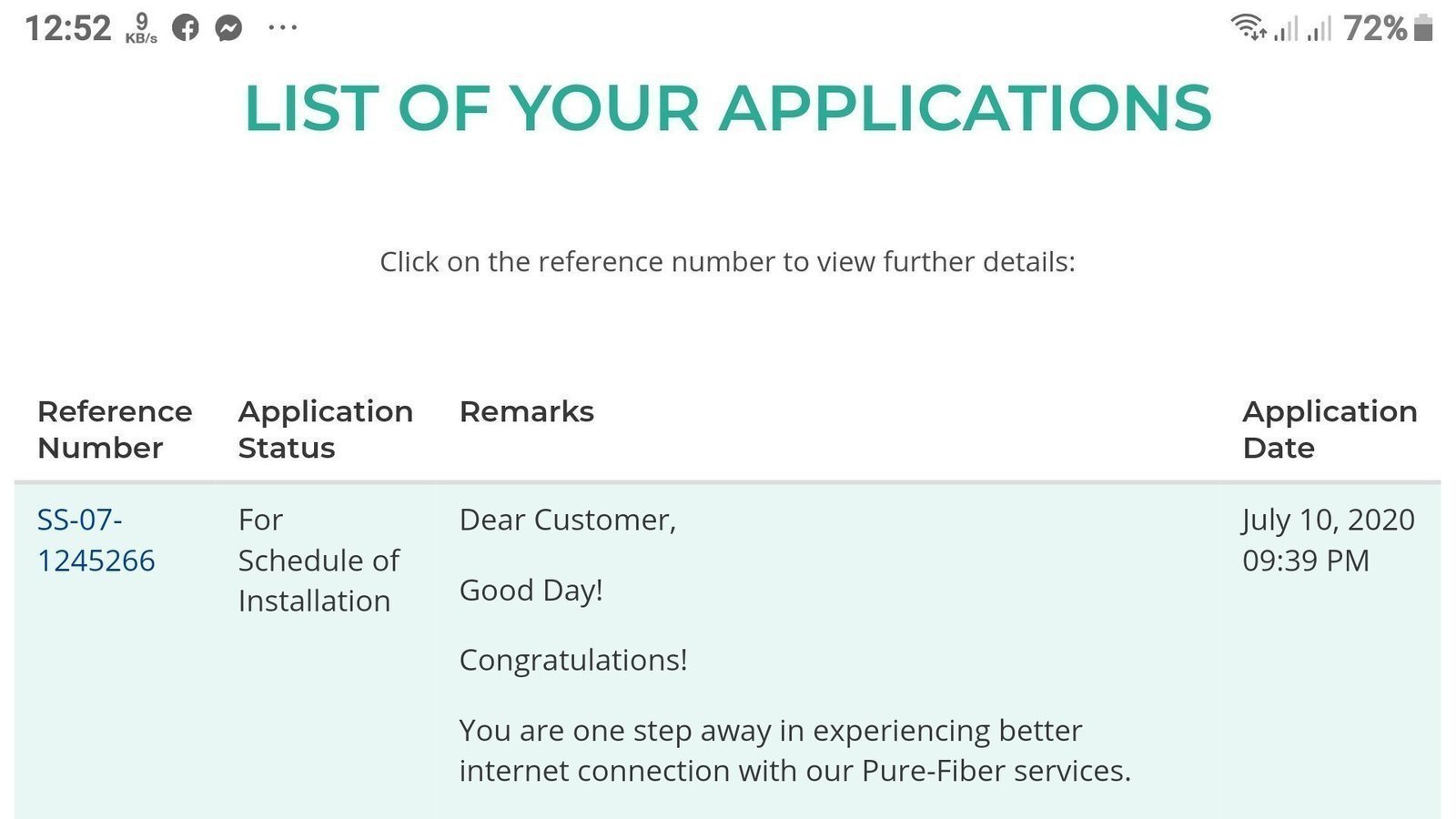 converge check status