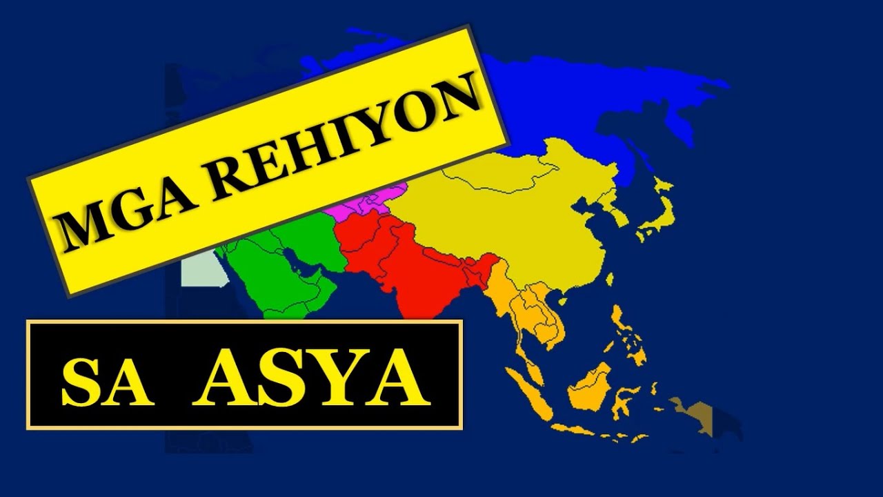 ilang rehiyon ang bumubuo sa kontinente ng asya