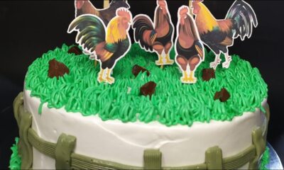 sabong rooster cake design