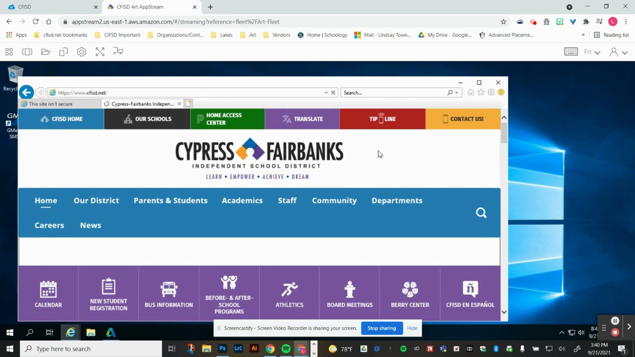 my cfisd net