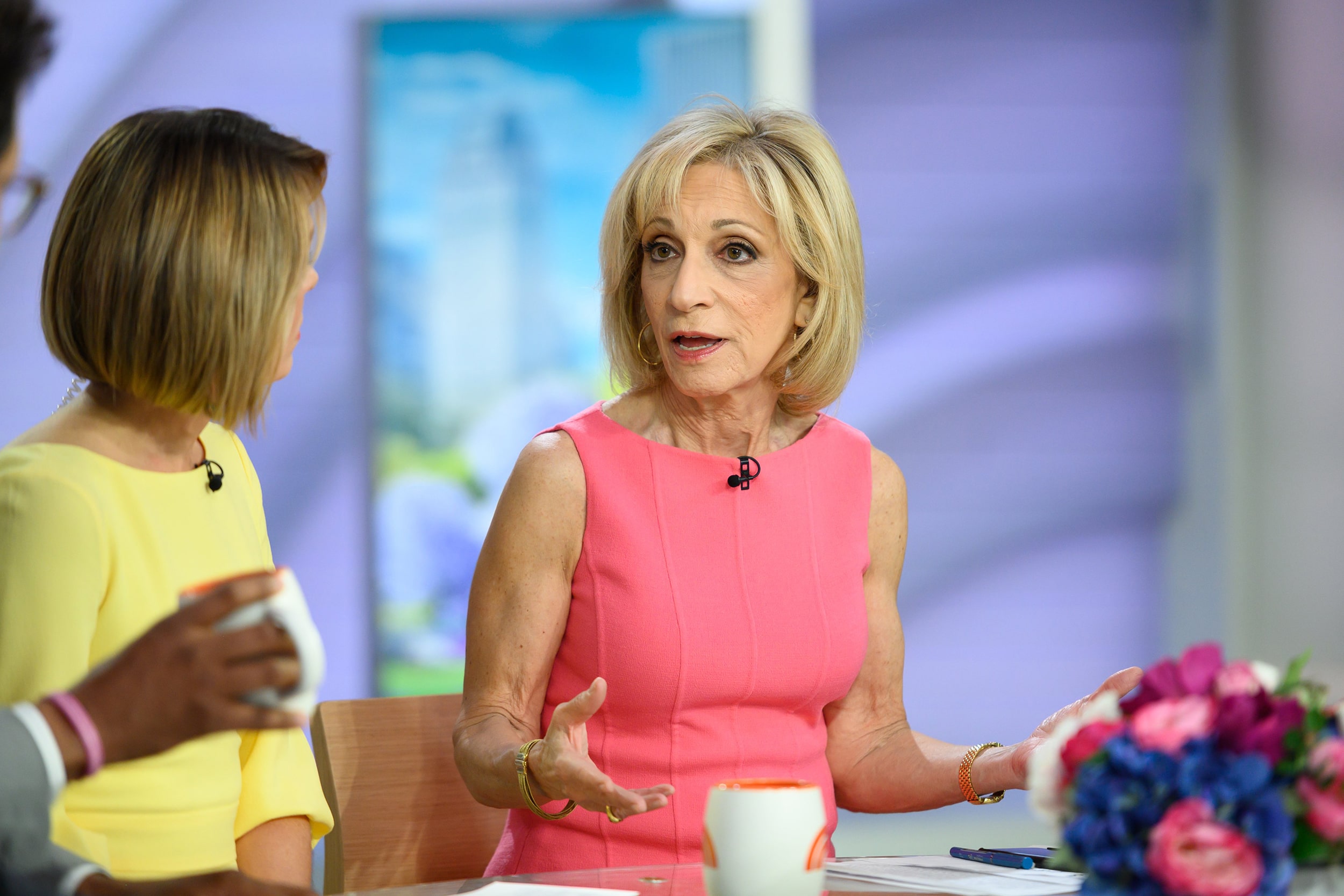 andrea mitchell brain tumor