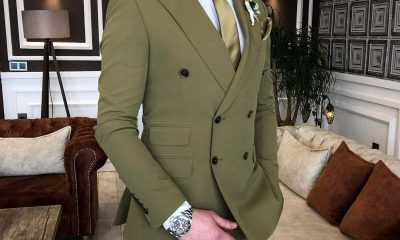 Olive Green Men's Suit
